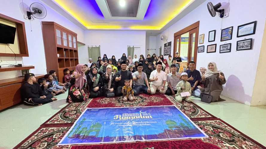 Hangatnya Ramadhan, Pelindo Tembilahan Pererat Kebersamaan dengan Santunan Anak Yatim