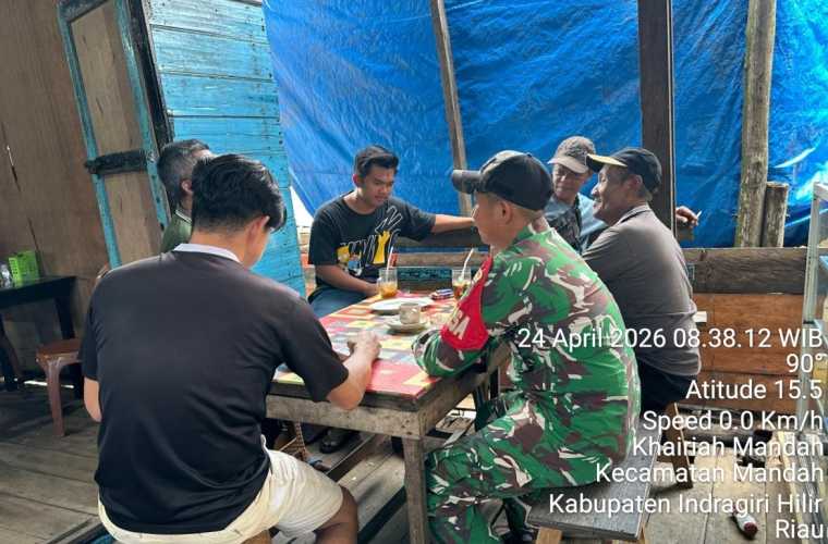 Babinsa Mandah Gelar Pembinaan  Sahabat Karib Untuk Perkuat Ketahanan Wilayah