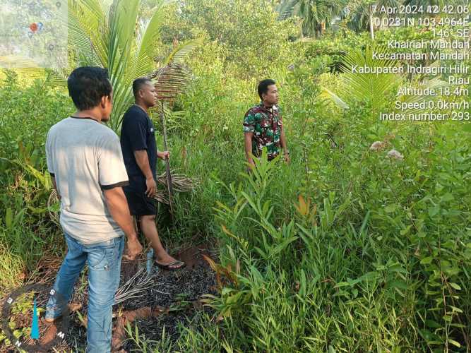 Babinsa Siaga Karhutlah di Wilayah Binaan