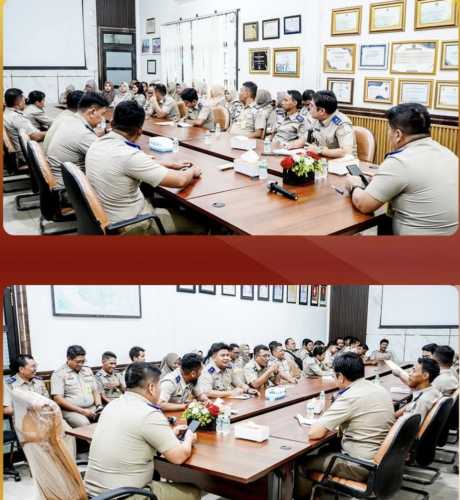 Kepala Kantor Pertanahan Kabupaten Siak Berikan Pengarahan dan Pembinaan kepada Seluruh Pegawai