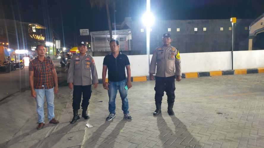 Polsek Medang Deras Laksanakan Patroli Malam untuk Antisipasi Kejahatan