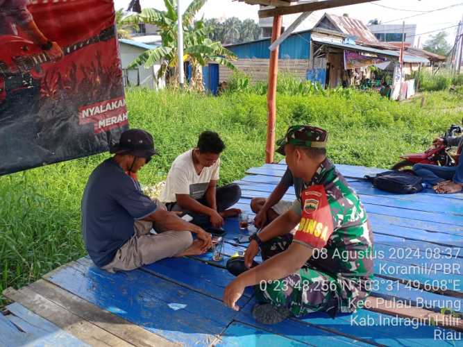 Serda Hendra Kardi Sampaikan Kepada Warga Menjaga Lingkungan Setempat