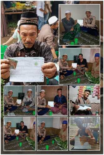 Pemdes Sungai Intan Sampaikan SPPT PBB kepada Masyarakat