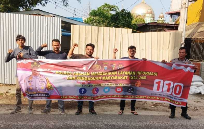 Polres Asahan Optimalkan Layanan Hotline 110