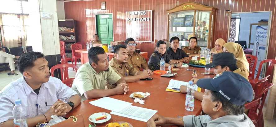 Transparansi Anggaran Desa, Pemdes Keritang Gelar Monev APBDes 2025