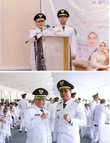 Program Seragam Sekolah Gratis Bupati Bistamam dan Wabup Jhony Charles Segara Direalisasikan, Warga Menyambut Senang