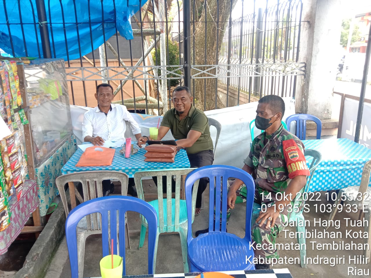 Danpos Koramil 01/Tembilahan Mengembangkan Kemampuan Teritorialnya