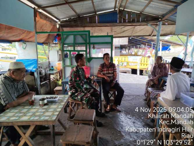 Babinsa Koramil 08/Mandah Laksanakan Komduk Terpadu Pererat Silaturahmi dengan Warga Binaan