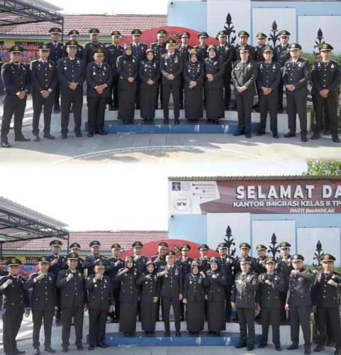 Peringati Hari Pengayoman Ke-79, Kantor Imigrasi Tembilahan Gelar Upacara Bendera