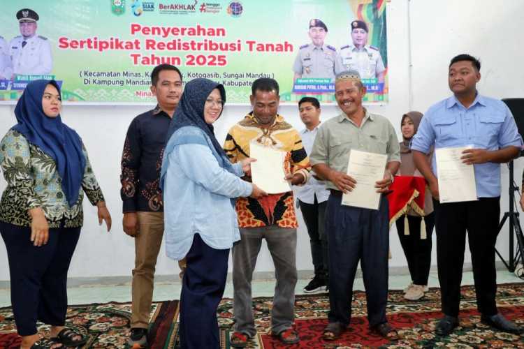 Kabar Gembira dari Siak: 1.050 TORA Persil Diresmikan, Bukti Kehadiran Bangsa untuk Petani Kecil