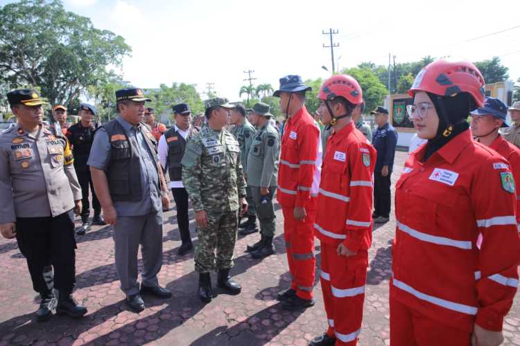 Pemkab Asahan Gelar Apel Kesiapsiagaan Hadapi Ancaman Bencana Hidrometeorologi