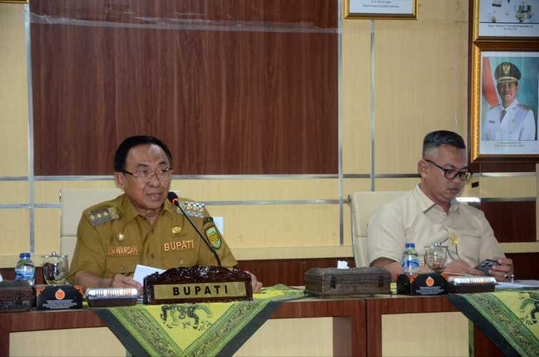 Bupati HM WARDAN Instruksikan Disdik Inhil Bawa Surat Usulan Permohonan Perubahan Penempatan CPPPK Ke Kemendikbud RI