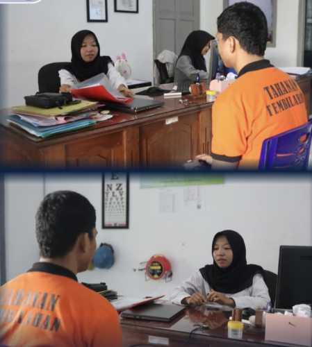 Penuhi Hak Sehat Warga Binaan, Lapas Tembilahan Rutin Laksanakan Pemeriksaan Kesehatan