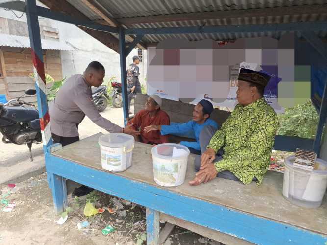 Polsek Pelangiran Himbau Warga Waspada Isu Hoax Selama Tahapan Pilkada