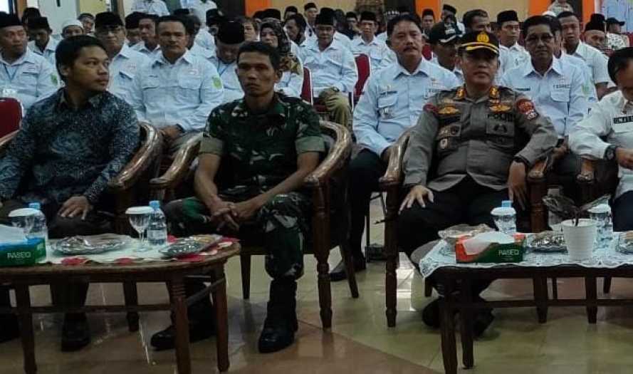 Pelantikan Forum RT/RW Kabupaten Indragiri Hiliri Serda Deni Sutrisno Wakili Dandim