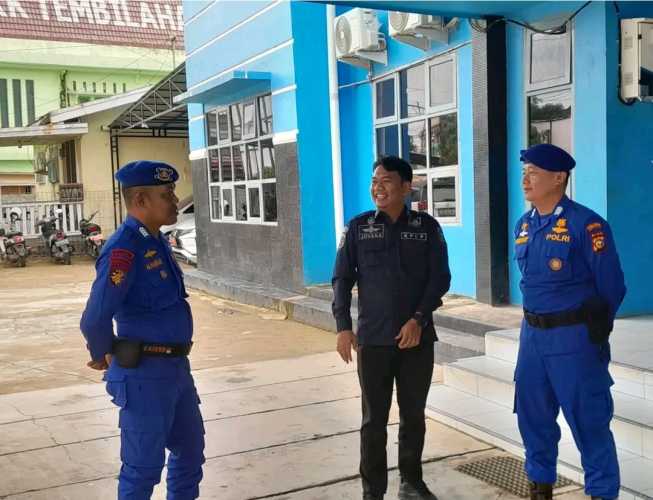 Perkuat Kesiapsiagaan SAR Laka Laut, KSOP Kelas IV Tembilahan Tegaskan Komitmen Dukung Program JALUR Kapolda Riau