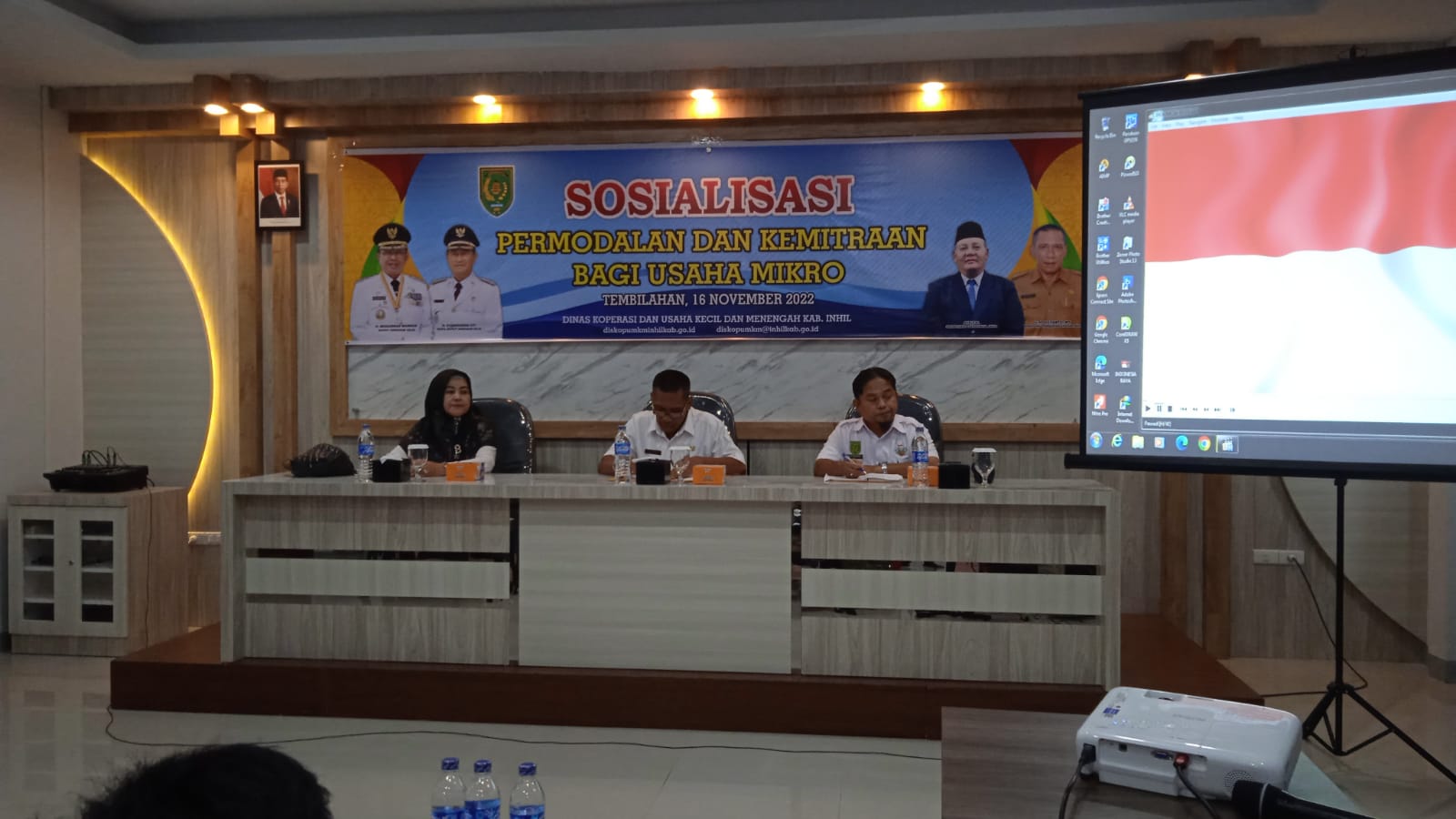 Galeri Kadiskopukm  Inhil   Narasumber Sosialisasi Permodalan Dan Kemitraan Bagi Usaha Mikro