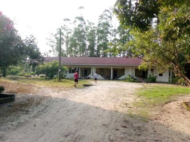 Dua Kali Disatroni Gajah, Tembok Mess PT Arara Abadi Roboh dan Motor Ringsek