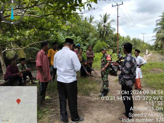 Babinsa Belaras Terus Kawal Hak Pilih Warga Agar Jangan Golput