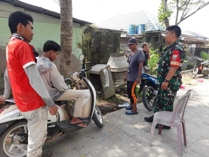 Sertu Suherman dorong para pemborong proyek jalan untuk berbuat terbaik dalam pembangunan