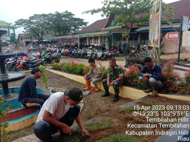 Sertu M.yasin Silaturahmi Bersama Santri Pesantren