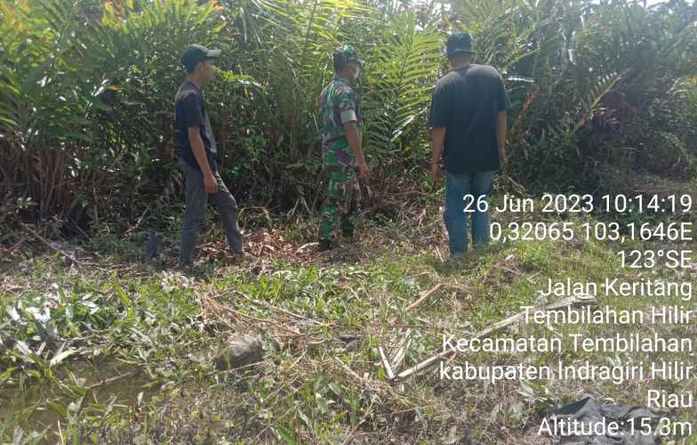 Sertu Ronal Manalu jelajahi wilayah cegah karlahut