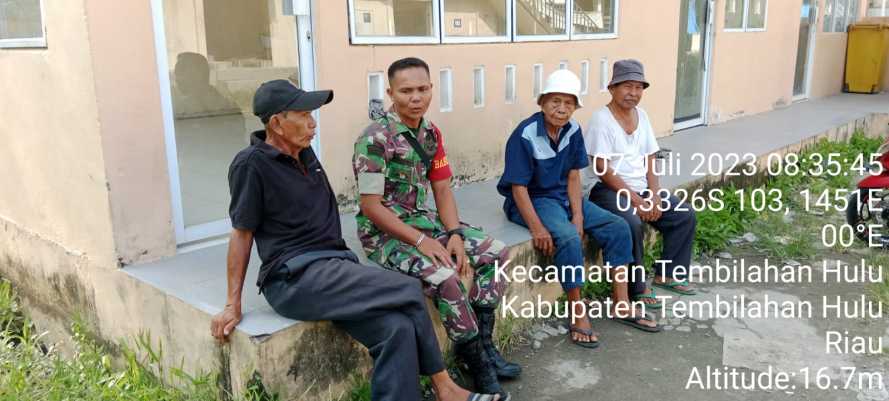 Serda Ronal Manalu Kunjungi Pos Siskamling Pasar Kayu Jati