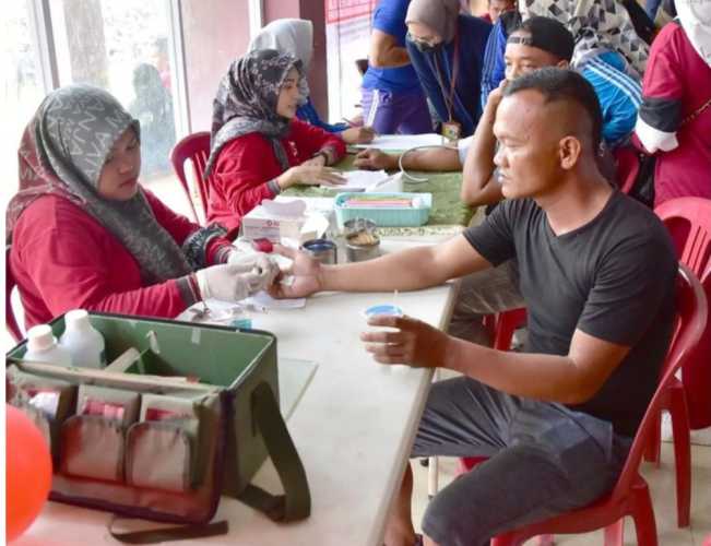 Milad Inhil Ke -58,Dinkes Inhil Lakukan Pemeriksaan Gratis