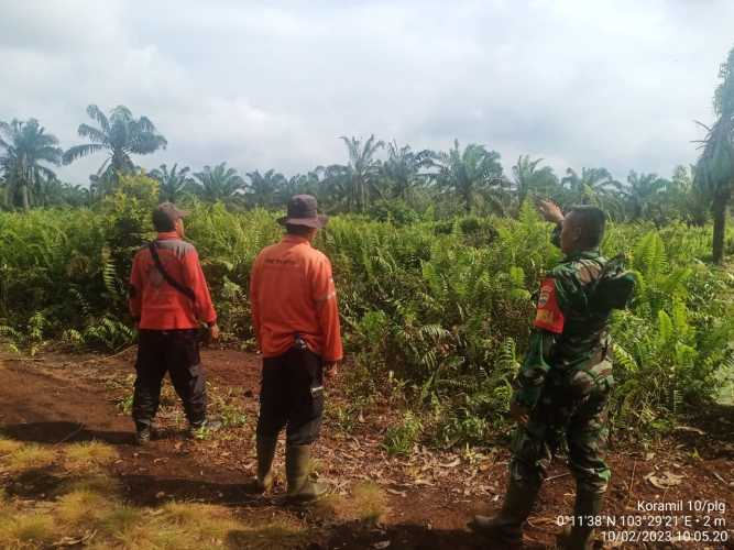 Babinsa Menjiwai Sikap Pencegahan Karhutlah