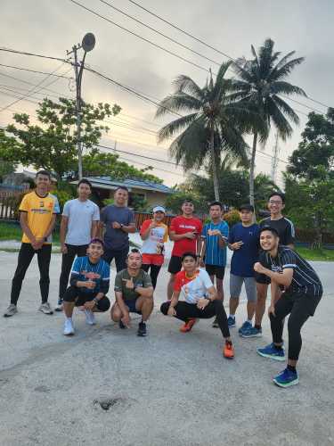 Jalin Silaturahmi, Tembilahan  Runners Olahraga Bersama Kapolsek Kempas