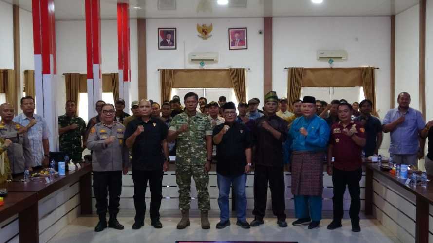 Tim Pokja Kamtib Satgas PKH Riau Gelar Sosialisasi di Inhil