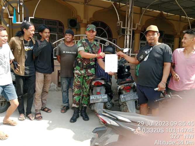 Serda Ronal Manalu Himbau Warga Waspada Kebakaran Pemukiman Musim Kemarau