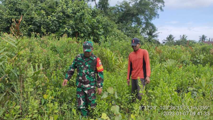 Babinsa Akomodir Daerah Karhutlah