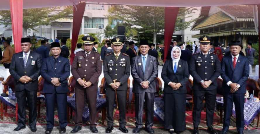 Dandim 0314/Inhil Tegaskan Semangat Bela Negara pada Upacara Hari Bela Negara ke-77