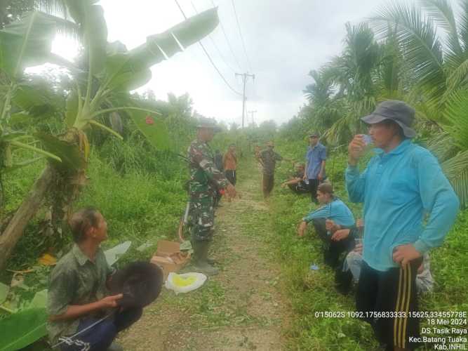 Dengan Ulet, Koptu Sihabuddin Jadikan Wilayah Binaannya Bebas Karhutlah