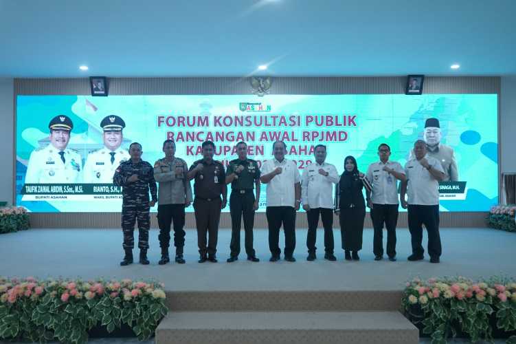 Bupati Asahan Buka Forum Konsultasi Publik Rancangan Awal RPJMD Kabupaten Asahan Tahun 2025-2029