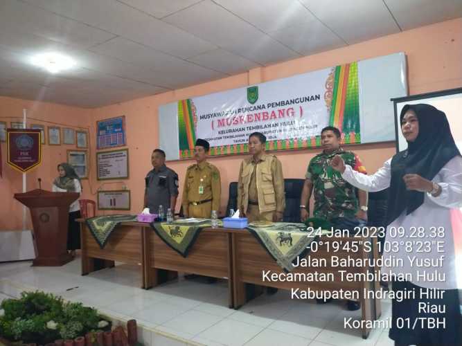 Sertu Haris Mony Laksanakan Musrembang Bersama Kelurahan