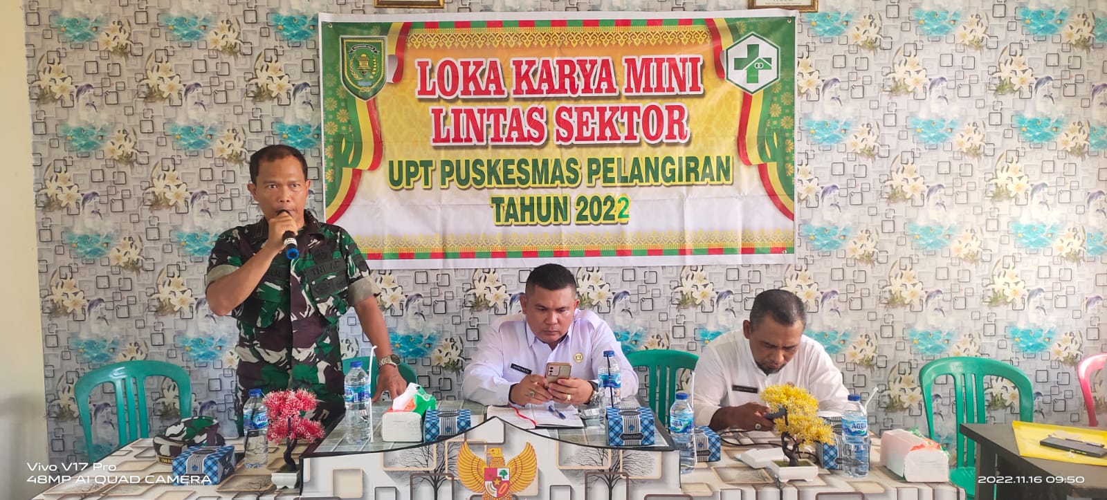 Danramil Berikan Arahan Pada Loka Karya Mini Lintas Sektoral