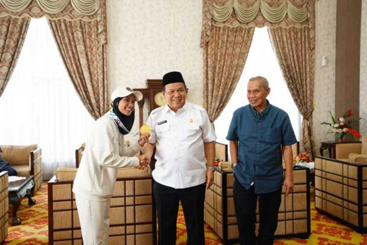 Pulang Membawa Emas SEA Games 2025, Puja Lestari Disambut Bangga di Provinsi Riau