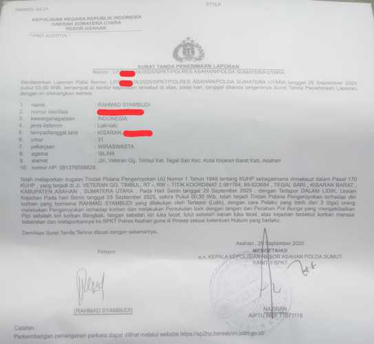 Pedagang TST di Tegal Sari Dikeroyok Geng Motor Anarkis