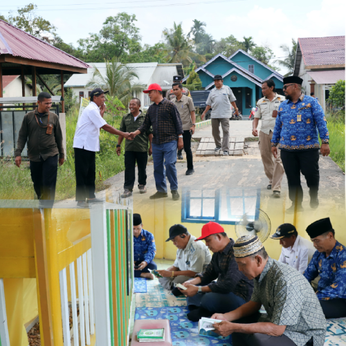 Dalam Kunjungan Pertamanya Ke Kecamatan, Pj.Bupati Inhil H.Herman, SE.MT Sempatkan Berziarah Ke makam Tuan Guru Syekh Abdul Fatah Mumpa