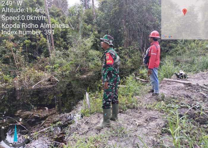 Kopda Ridho Patroli  titik Hospot Lahan Konsesi