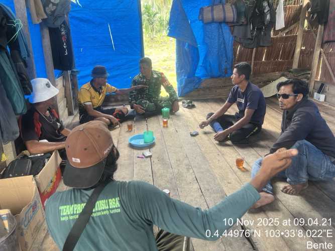 Dengan komduk Terpadu, Babinsa sebagai penengah masalah sosial