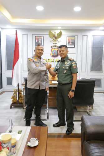 Dandim 0208/Asahan Jalin Sinergitas TNI-Polri Melalui Silaturahmi ke Polres Asahan