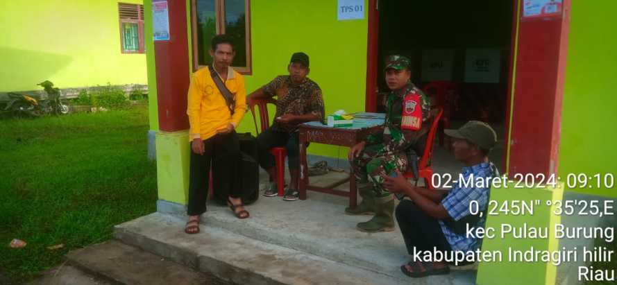 Seiring Dampak Cuaca Ekstrim, Babinsa Himbau Warga Tidak Membakar Lahan