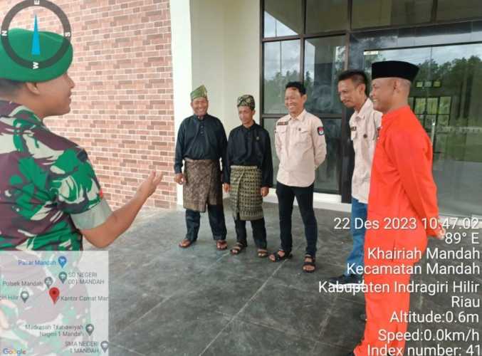 Babinsa Memperkokoh Hubungan dengan Lembaga Adat Melayu Setempat