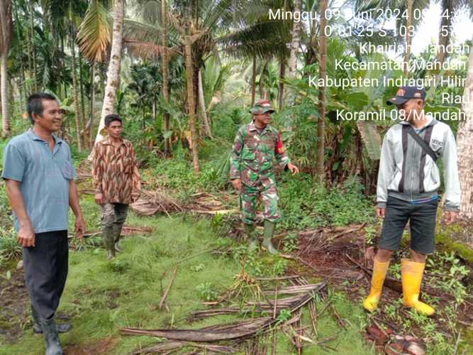 Dengan Patroli Situasional, Babinsa Memastikan Wilayahnya Bebas Karhutlah