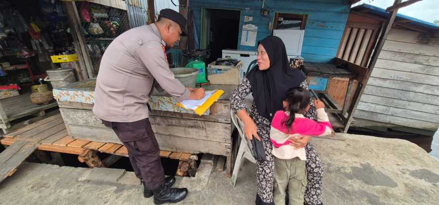 Bhabinkamtibmas Polsek Pelangiran Gelar DDS Terpadu di Desa Rotan Semelur, Kapolsek Tekankan Pentingnya Sinergi Warga