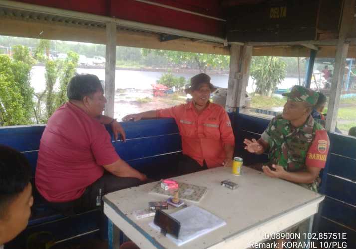 Sertu Mulyadi Menjaga Situasi Keamanan dalam Suasana Lebaran