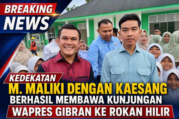 Kedekatan M. Maliki dengan Kaesang Berhasil Membawa Kunjungan Wapres Gibran ke Rokan Hilir